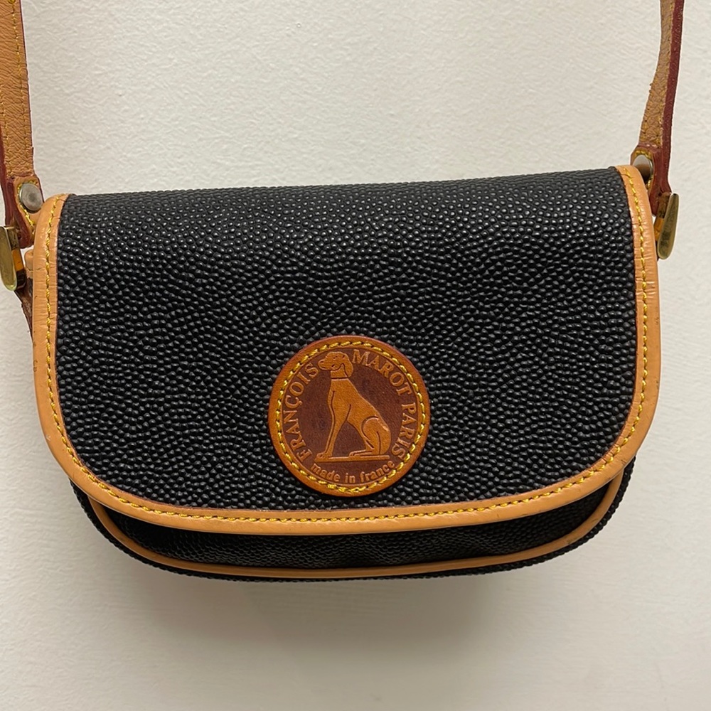Vintage 1980s Francois Marot Paris mini shoulder body bag